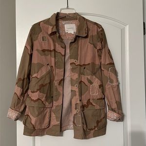 Anthropologie camo jacket - small